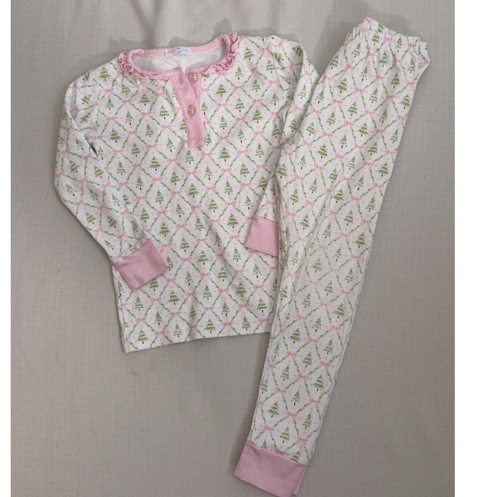 Baby Loren Pima Cotton Christmas Pajamas size 6